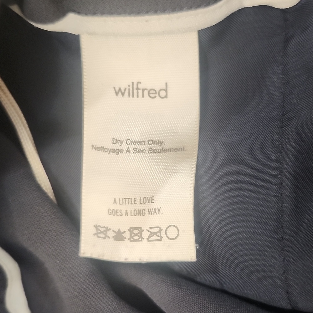 Aritzia Wilfred Darontal Gray Crepe Pull On Gray Trousers 6 - Picture 9 of 11